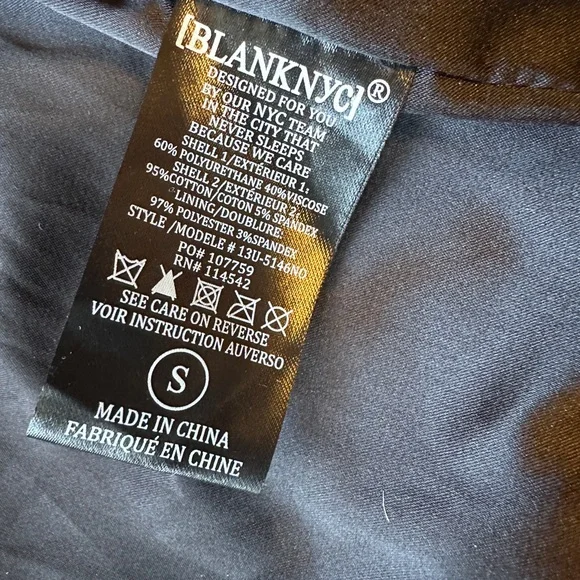 Blank NYC Record Breaker Collarless Faux Leather Moto Jacket - Picture 8 of 13